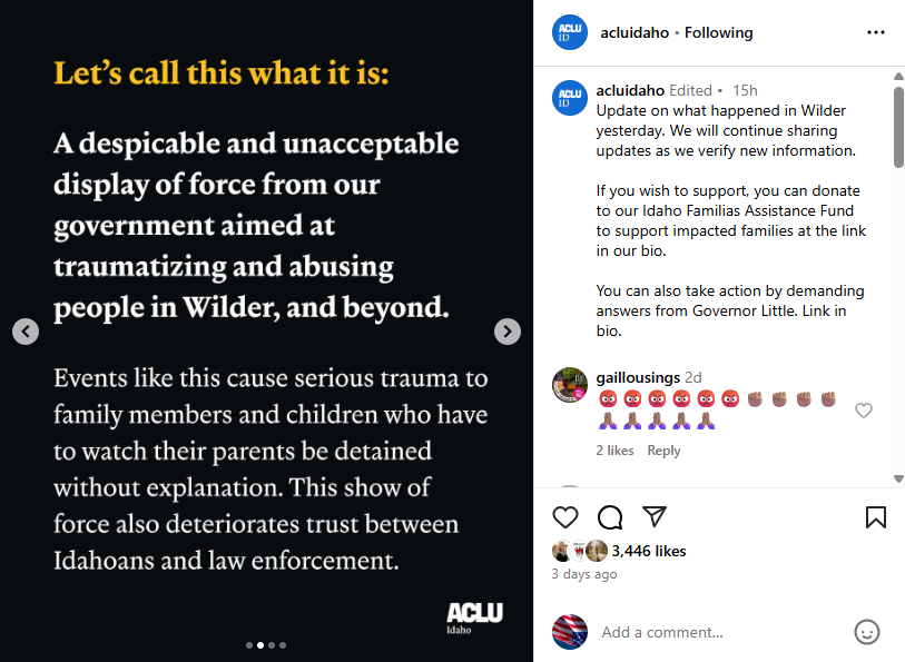 10 ways Idahoans can fight back against the federal raid in Wilder